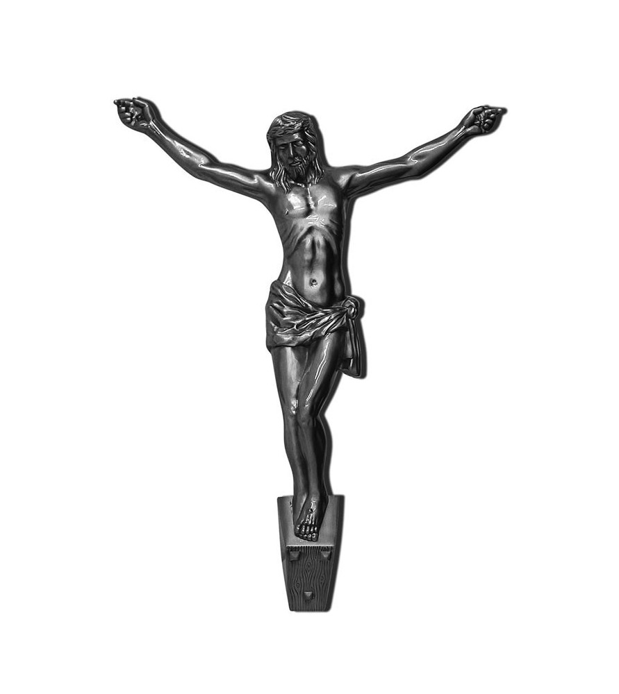 Cristo de bronce  de 64 cm 