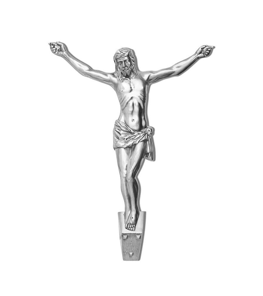 Cristo de bronce  de 64 cm 