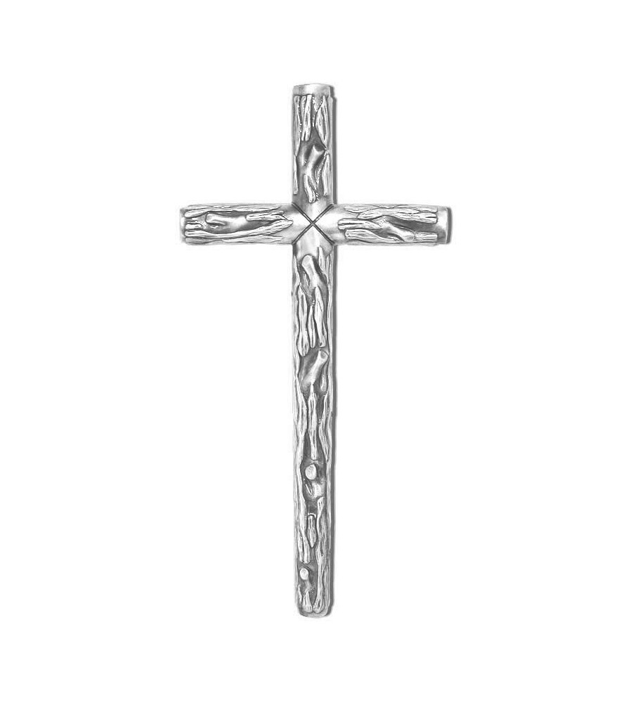 Cruz rustica bronce
