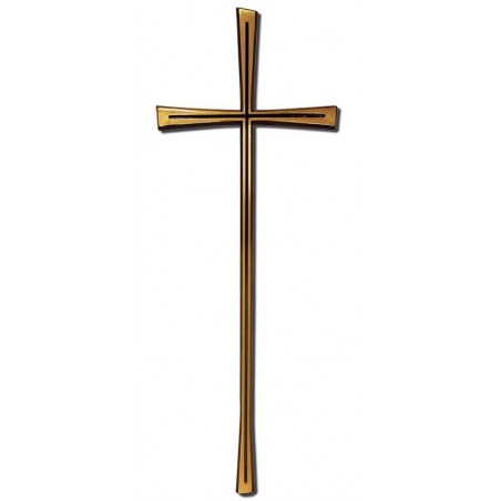 Cruz de ranura bronce