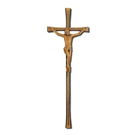 Cruz de ranura cron cristo bronce