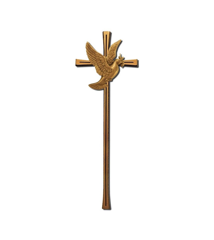 Cruz de ranura con paloma