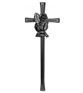 Cruz de ranura con rosa