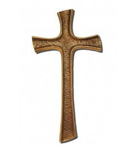 Cruz moderna bronce