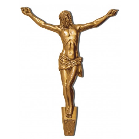 Cristo de bronce  de 64 cm 