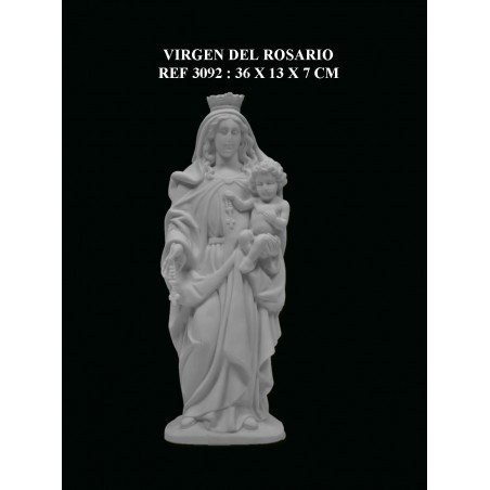 Virgen del Rosario 36X13x7 cm ref 3092